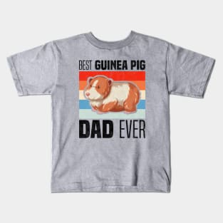 Best Guinea Pig Dad Ever, Rodents and Father's Day Kids T-Shirt